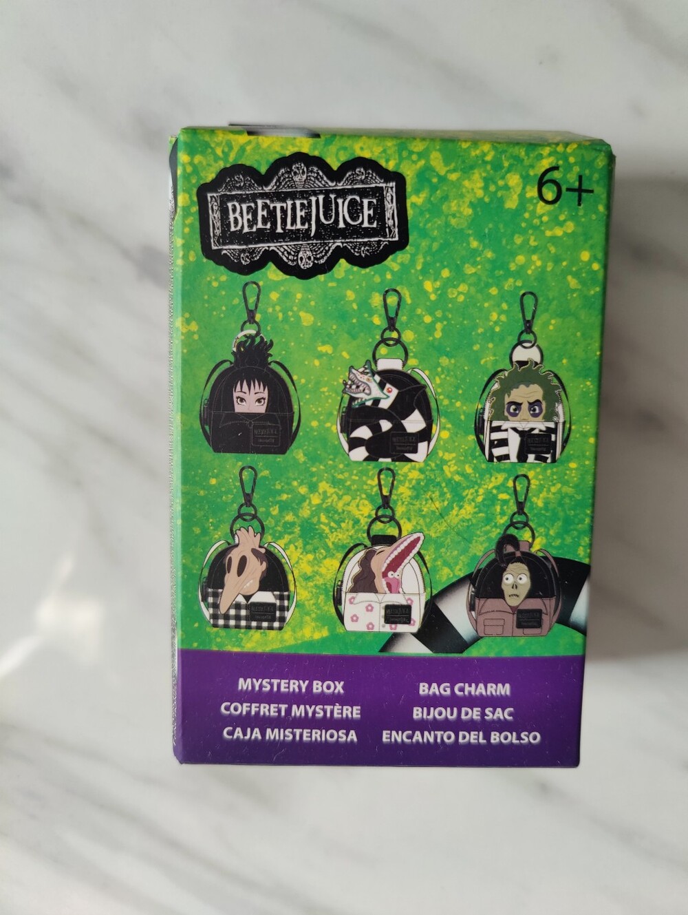 NEW SEALED Loungefly Beetlejuice Mystery Backpack Keychain Bag Charm Blind Box